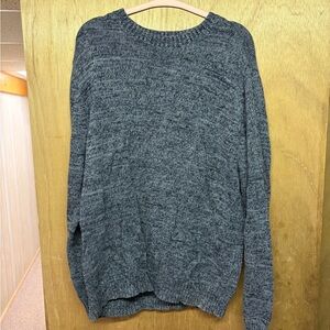 St. John Collection Gray Marled Crewneck Sweater